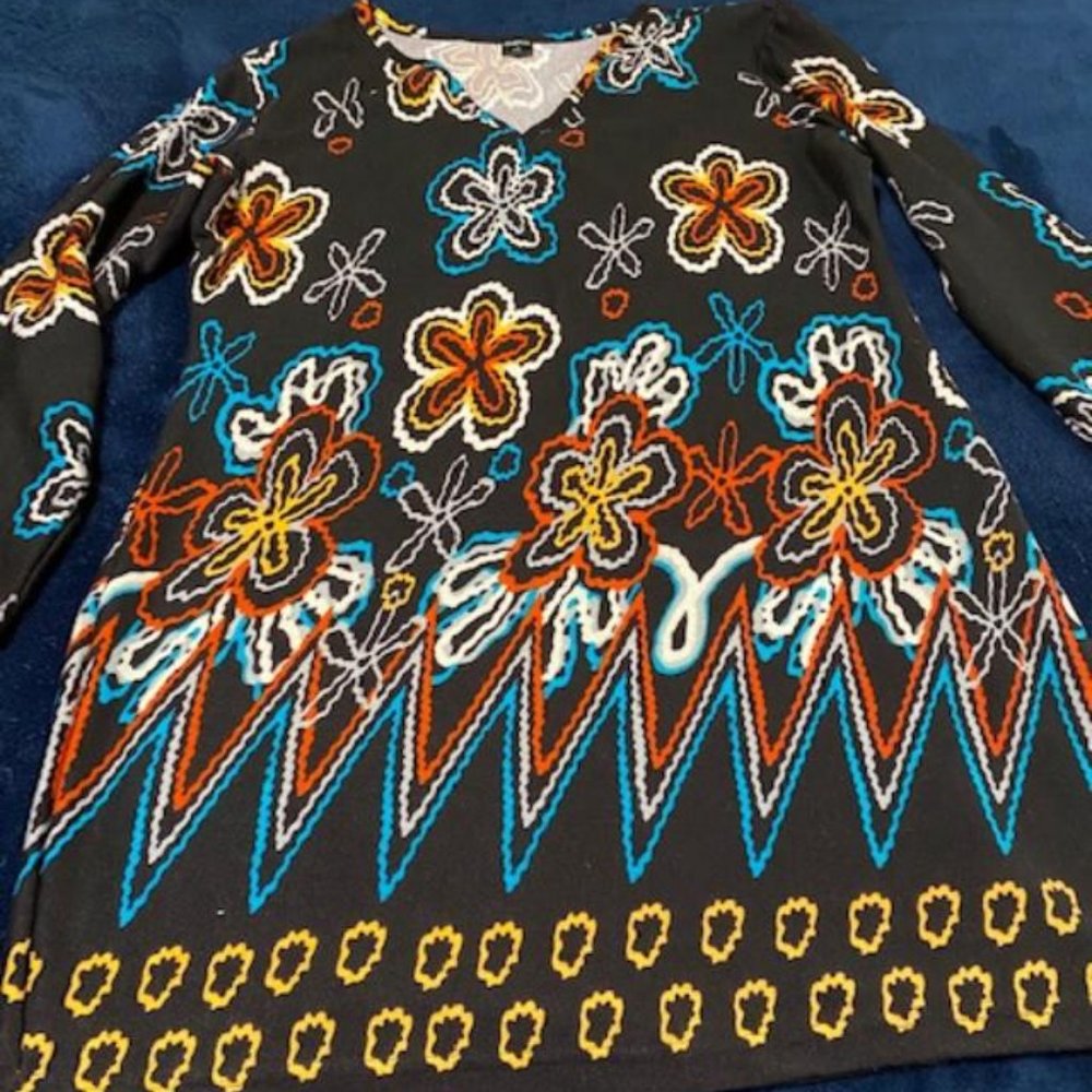 Women's knee length dress.